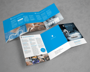 Fotos, Texte, Layout: Image-6-Seiter für ein Dentallabor (www.denttech-arnold.de)