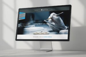 Konzeption und Gestaltung der Website für ein Dentallabor: www.denttech-arnold.de