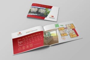 Broschüre: Exposé für einen Hand in Hand Neubau in Buchen (Betreutes Wohnen, Mietwohnungen, Gewerbeflächen)