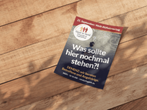 Kampagne bei Hand in Hand zum "Internationalen Alzheimertag"