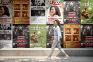 Gestaltete Plakate bei der Agentur Imagegrafik.de / für Wizard Promotions / Marek Lieberberg (MLK)