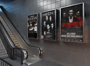 Gestaltete Plakate bei der Agentur Imagegrafik.de / für Wizard Promotions / Marek Lieberberg (MLK)