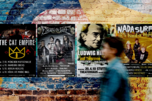 Gestaltete Plakate bei der Agentur Imagegrafik.de / für Wizard Promotions / Marek Lieberberg (MLK)