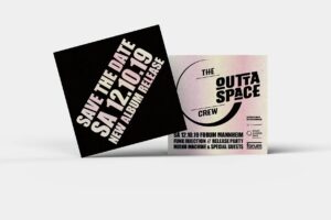 Flyer und Plakate für die Mannheimer Band Outta Space Crew / Ephraim Giepen / outtaspacecrew.bandcamp.com