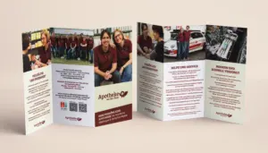 Konzeption und Umsetzung eines neuen Image-Flyers der Postapotheke, Hardheim (postapo-hardheim.de)