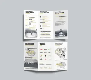 Gestaltung des Programmflyers zum Hip-Hop-Kultur-Event "Ghetto Soul" in Mannheim